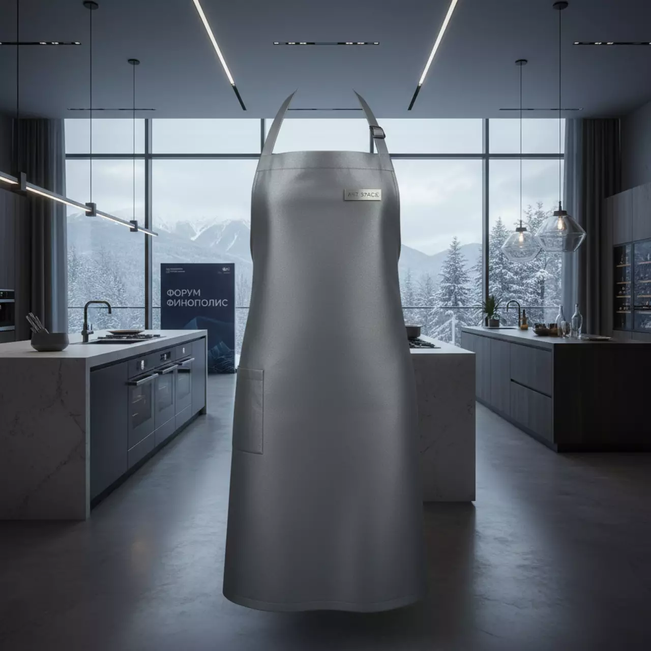 Аренда Фартуки серые для кухни в Гранд Отель Сочи — ART SPACE