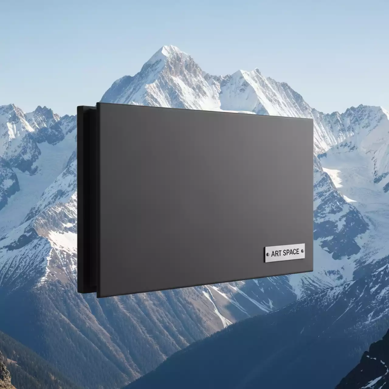Аренда Фасад 716х296 мм антрацит матовый на площадке Rosa Peak (2320м) — ART SPACE