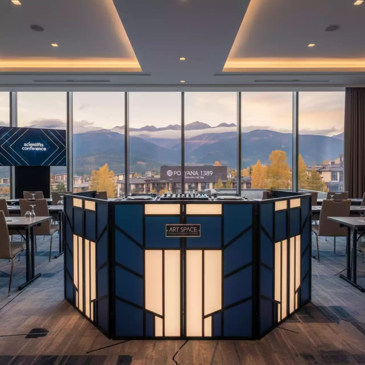 Аренда Фасад LED мобильного диджея в Поляна 1389 Отель и Спа — ART SPACE