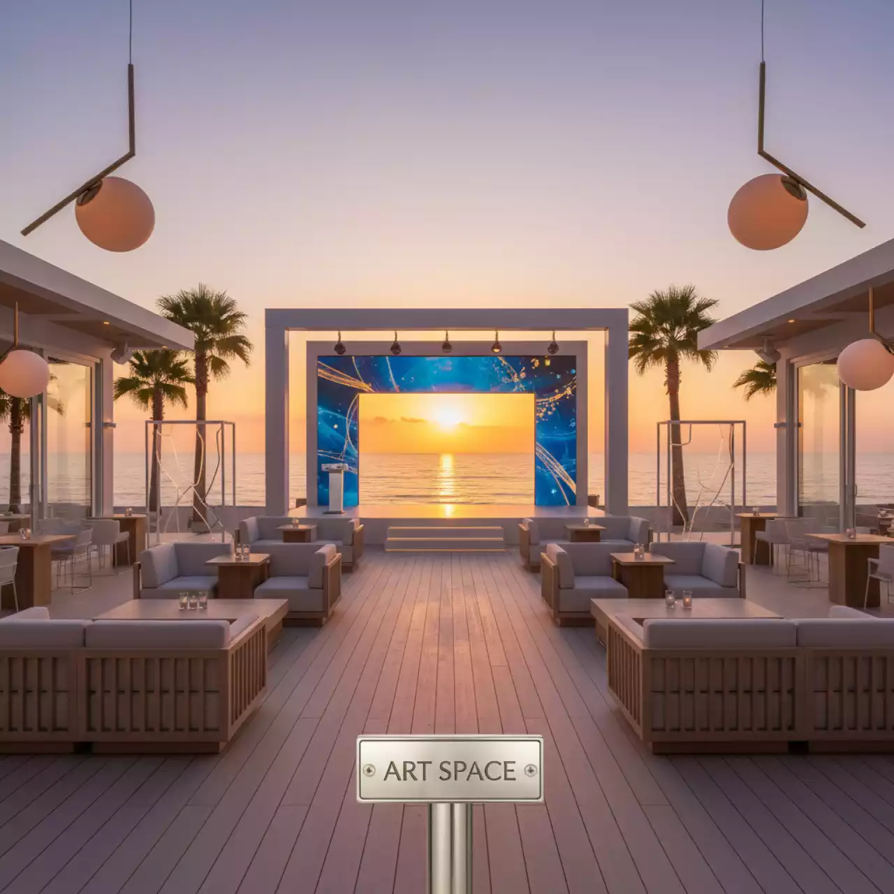 Аренда Федеральный проект Зачет в пляжном клубе Del Mar — ART SPACE