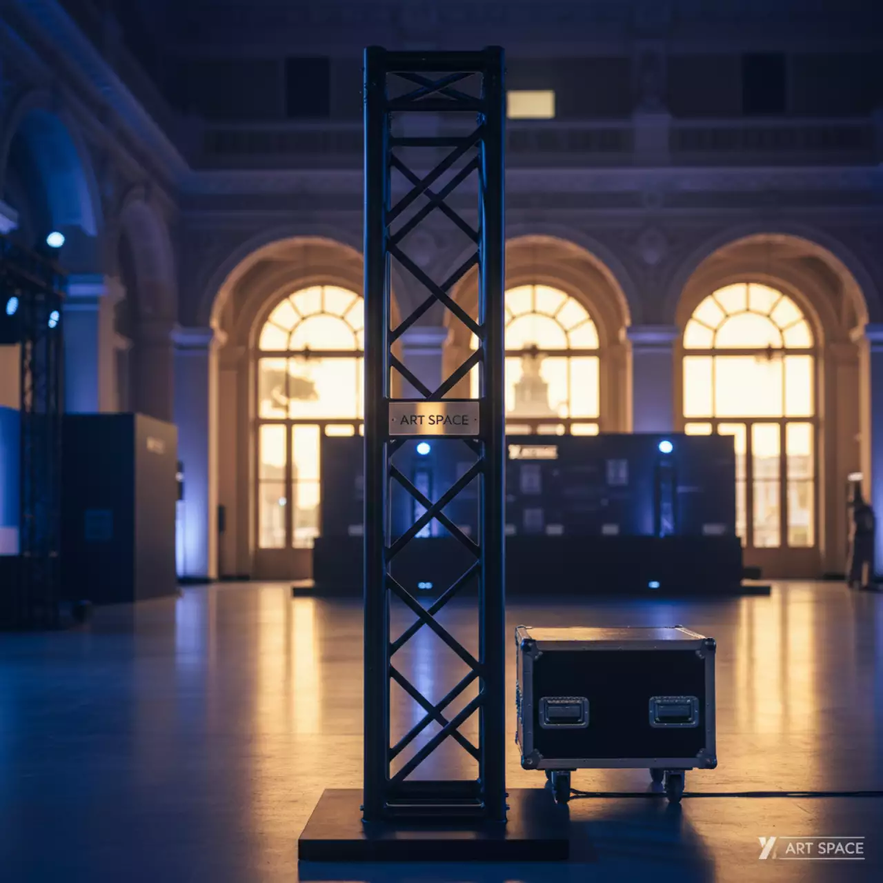 Аренда Ферма черная Prolyte 290x290x1000 в Зимнем театре — ART SPACE