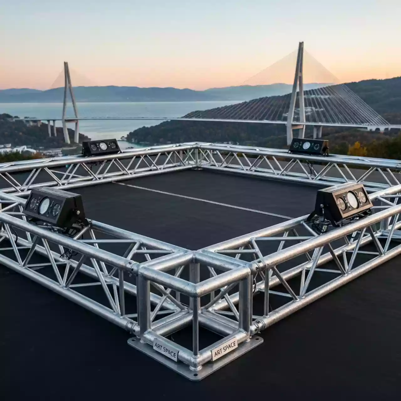 Аренда Ферма квадратная алюминиевая в Skypark Sochi — ART SPACE