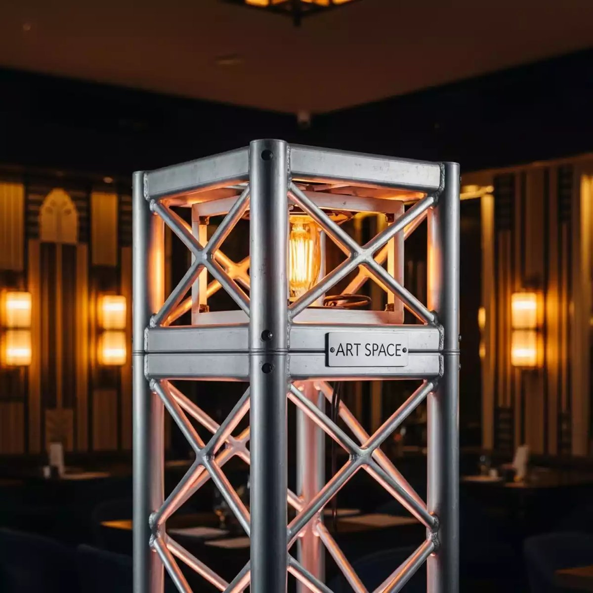 Аренда Фермовая конструкция для подвеса световых приборов в ресторане «Паруса» — ART SPACE