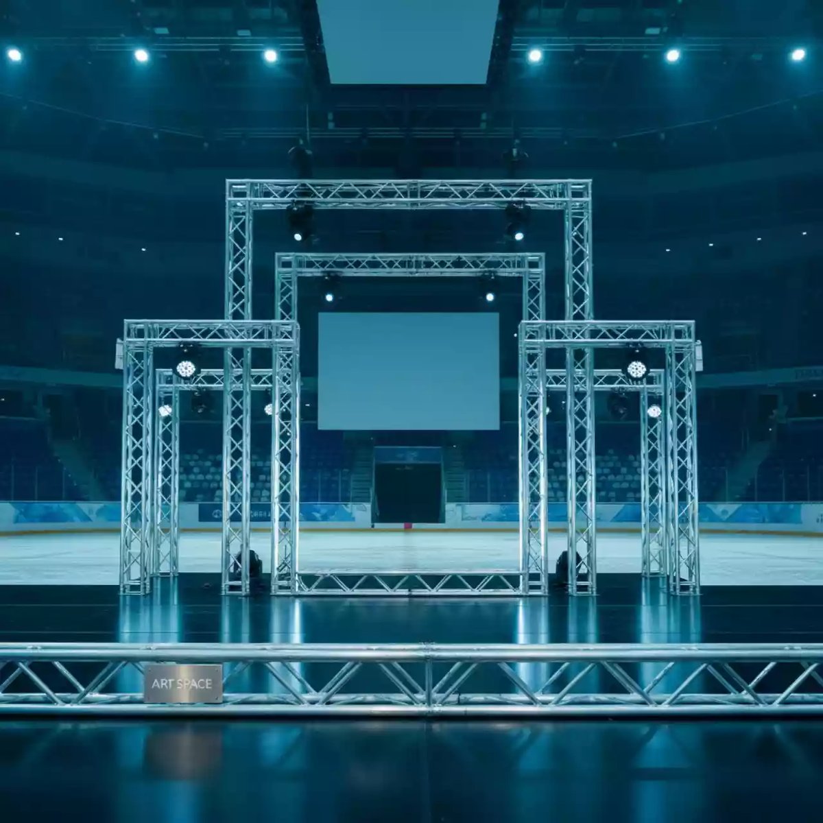 Аренда Фермы алюминиевые Milos M 290 QTV в Ледовом дворце «Айсберг» — ART SPACE