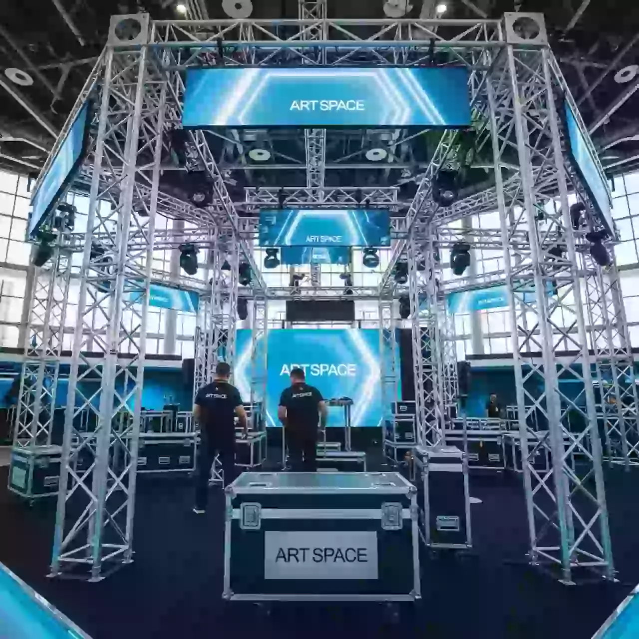 Аренда Фермы алюминиевые PKC K 4 530PL в ледовом дворце «Роза Хутор» — ART SPACE