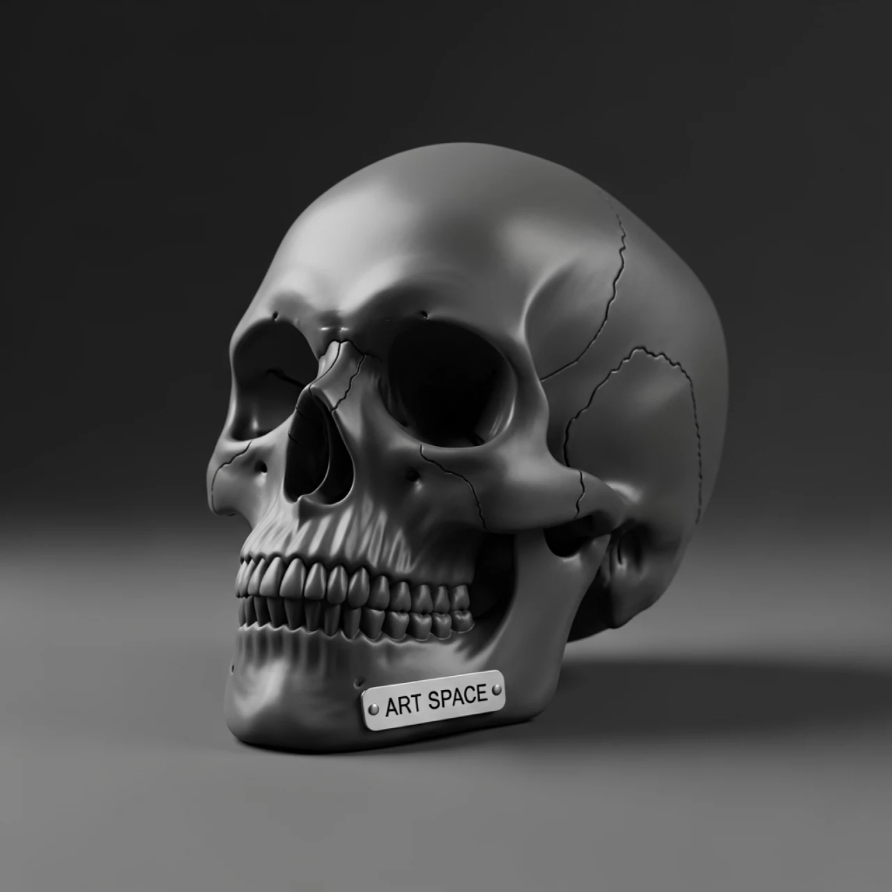 Аренда Фигура декоративная Череп 16 см в банкетном зале «Дельфин» — ART SPACE