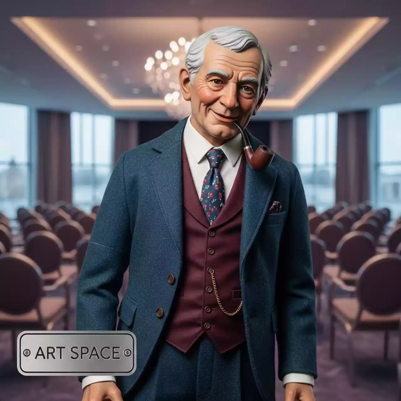 Аренда Фигура ростовая дедушка в Зимнем театре — ART SPACE