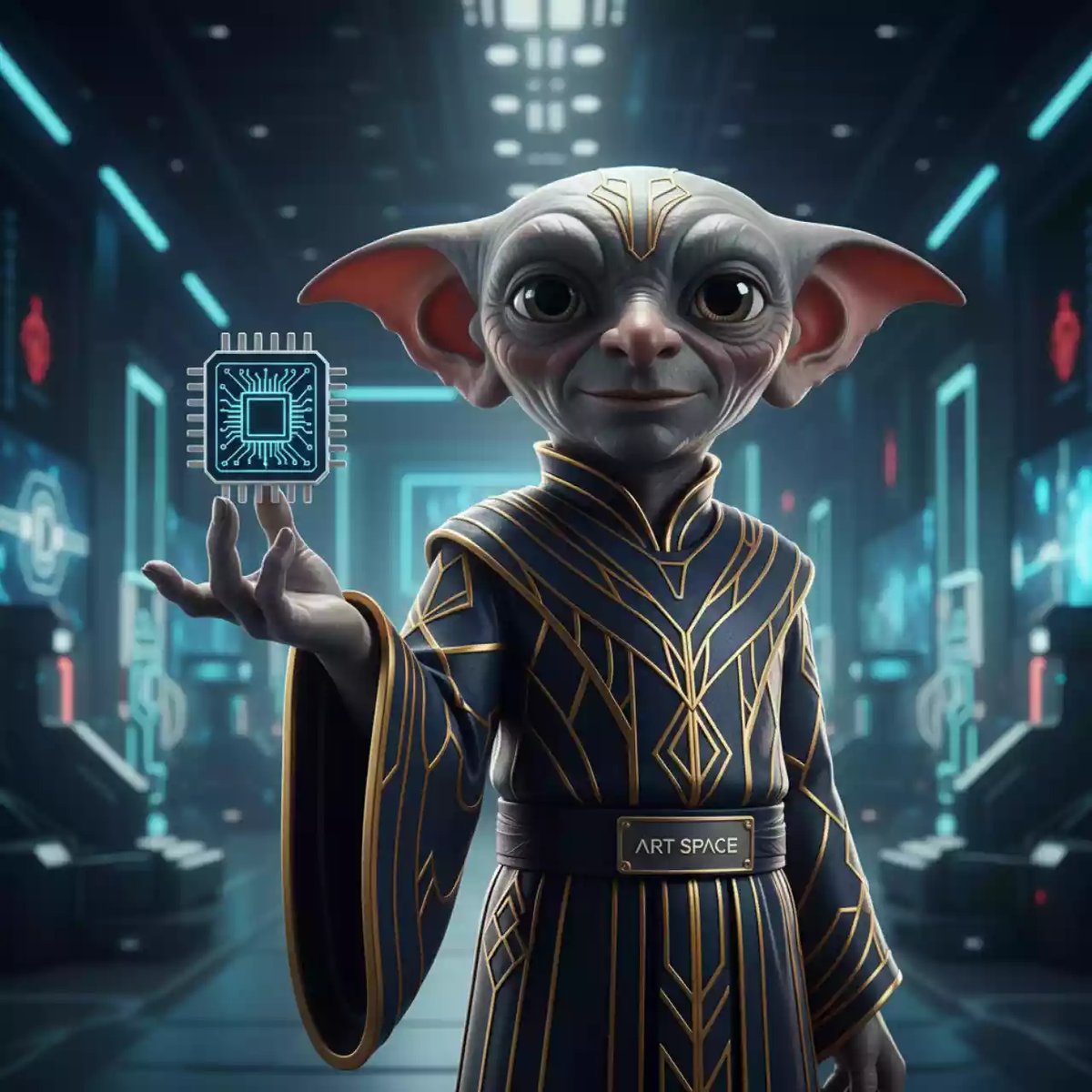 Аренда Фигура ростовая Добби в ледовом дворце «Роза Хутор» — ART SPACE