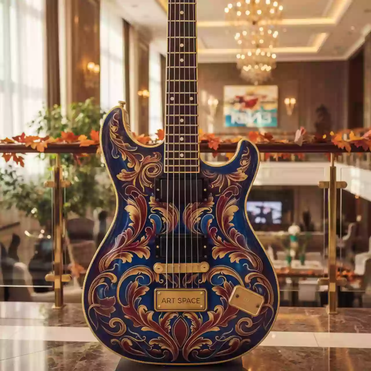 Аренда Фигура ростовая электрогитара в Mercure Сочи Центр — ART SPACE