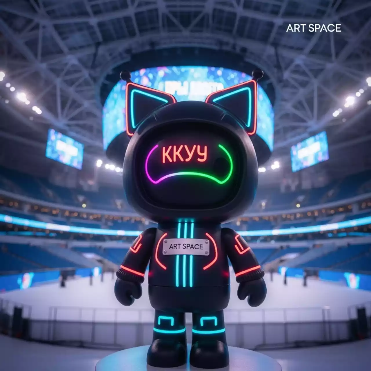 Аренда Фигура ростовая "Кузя" в ледовом дворце «Большой» — ART SPACE