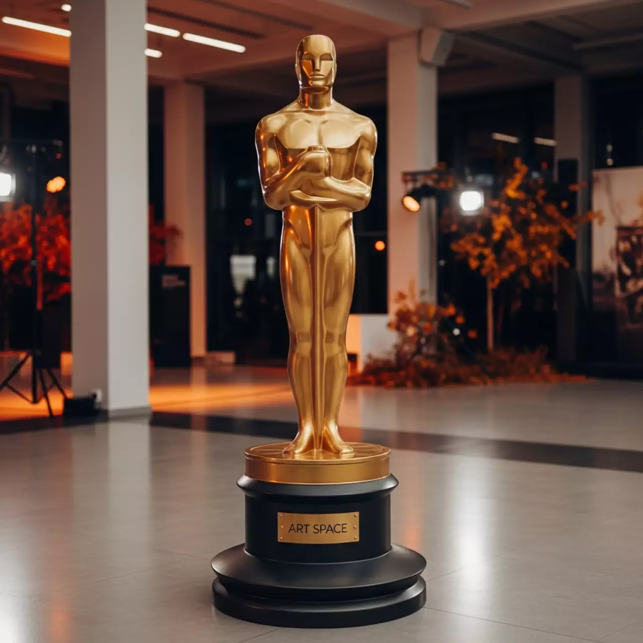 Аренда Фигура ростовая объемная 'Оскар' в Сириус Арене — ART SPACE