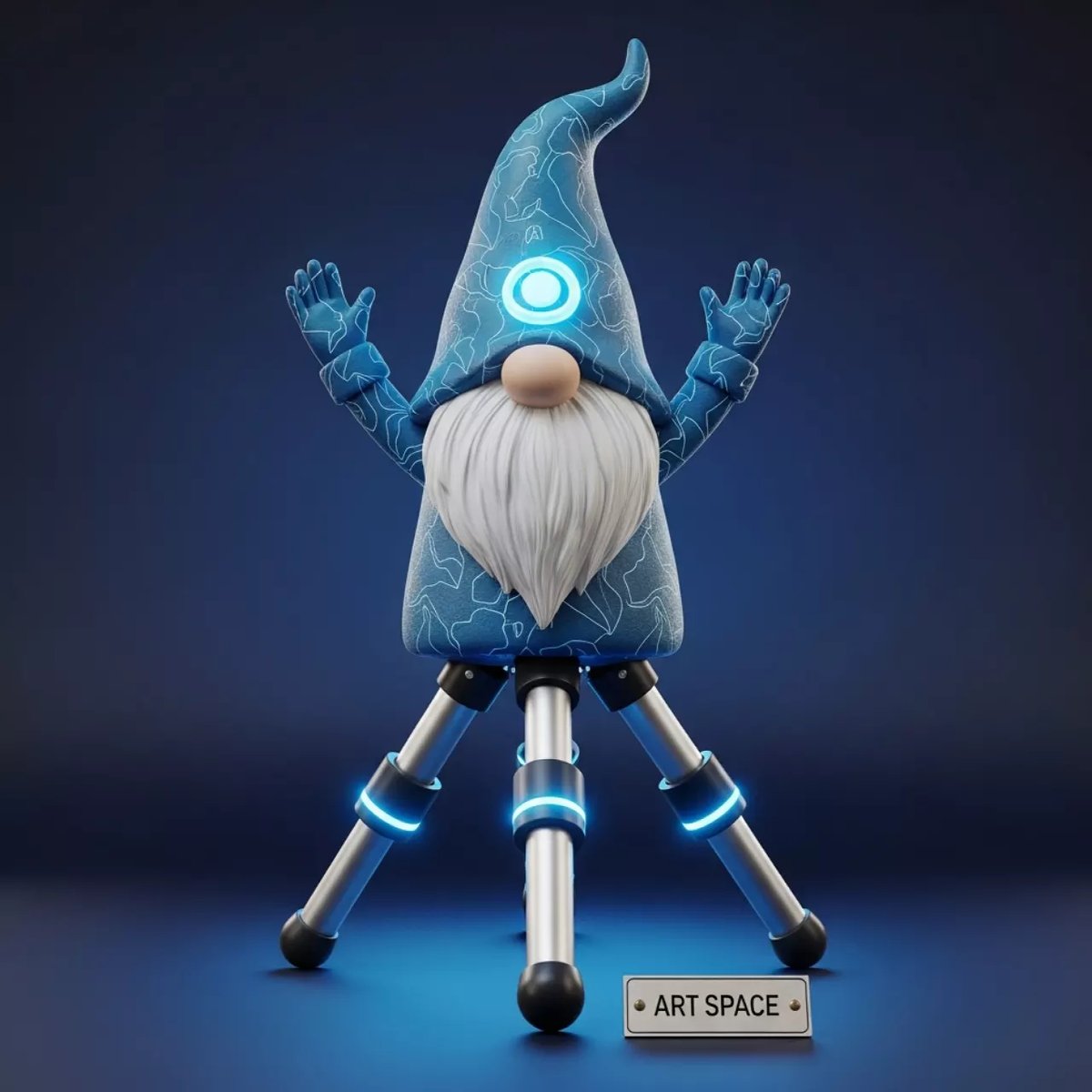 Аренда Фигурка гномочка на телескопических ногах 80–125 см в гранд-отеле «Жемчужина» — ART SPACE