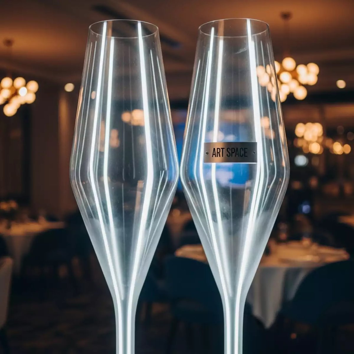Аренда Фигуры "Бокалы" в ресторане «Плакучая Ива» — ART SPACE