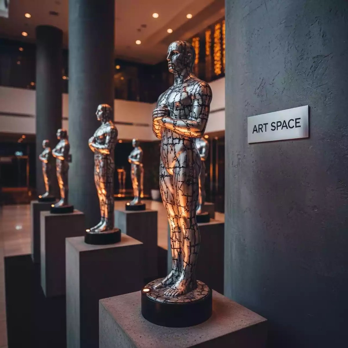 Аренда Фигуры декоративные Оскаров в отеле Hyatt Regency Sochi — ART SPACE