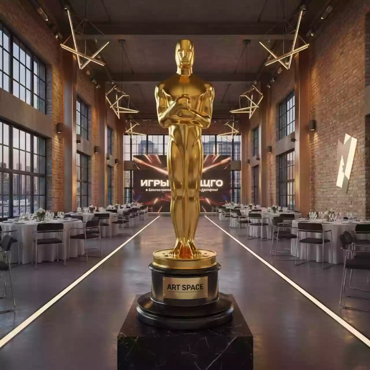 Аренда Фигуры Оскар в банкетном зале «Дельфин» — ART SPACE