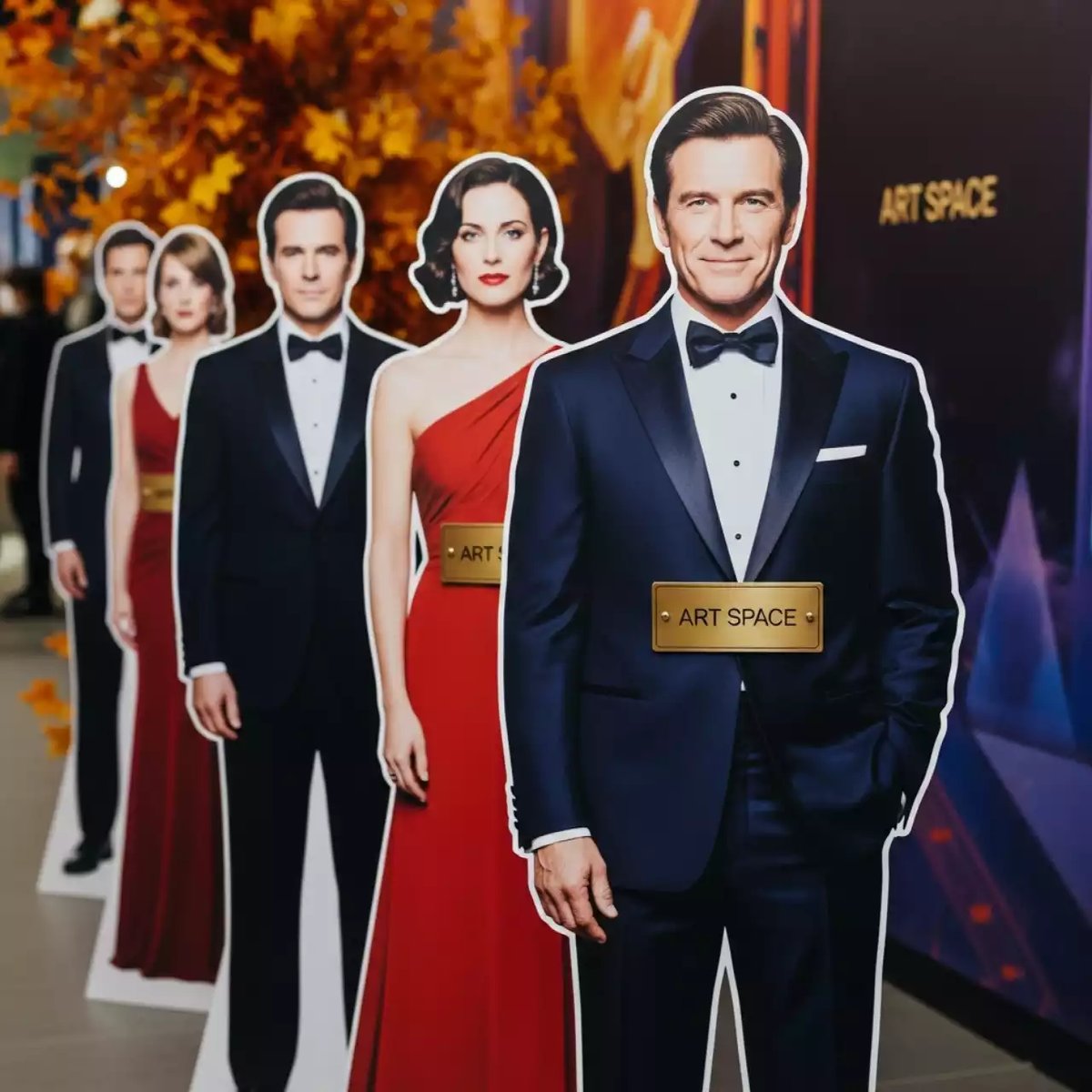 Аренда Фигуры ростовые оскароносных актеров в VK Stadium Sirius — ART SPACE