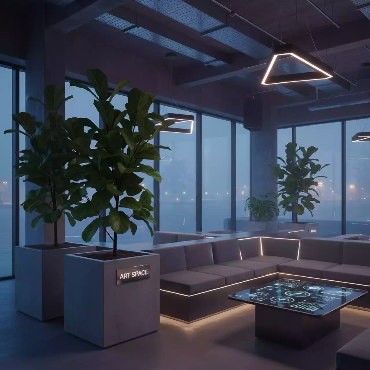 Аренда Фикусы в ассортименте на Имеретинской набережной — ART SPACE