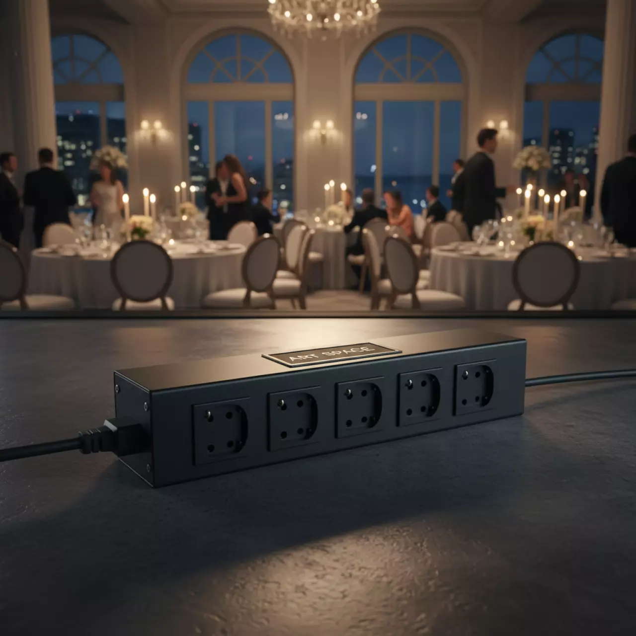 Аренда Фильтр сетевой Power Cube для ИБП с разъёмом C14 1,9 м 5 розеток чёрный в отеле Hyatt Regency Sochi — ART SPACE