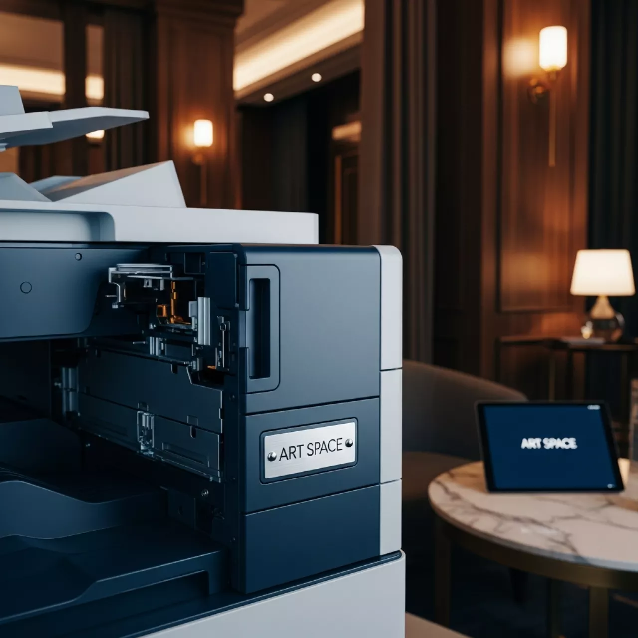 Аренда Финишер встраиваемый Kyocera DF 5100 1203PX3NL0 в Boutique Hotel PORTUM 1905 — ART SPACE