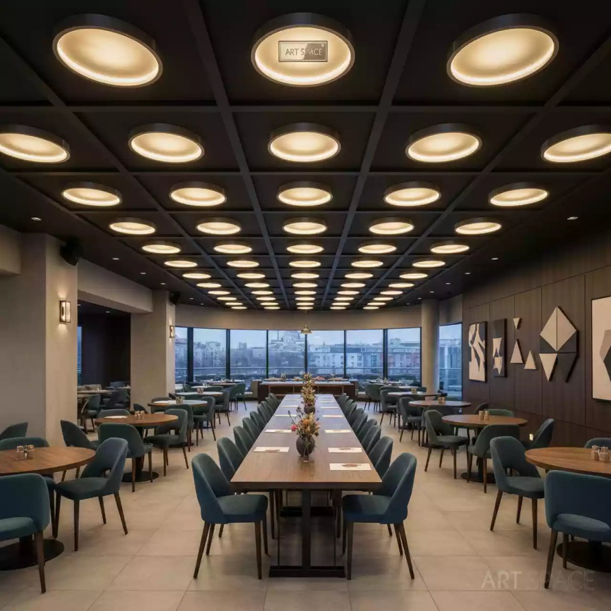 Аренда Финишер встраиваемый MX FN32 с однопозиционным степлированием в ресторане «Sanremo» — ART SPACE