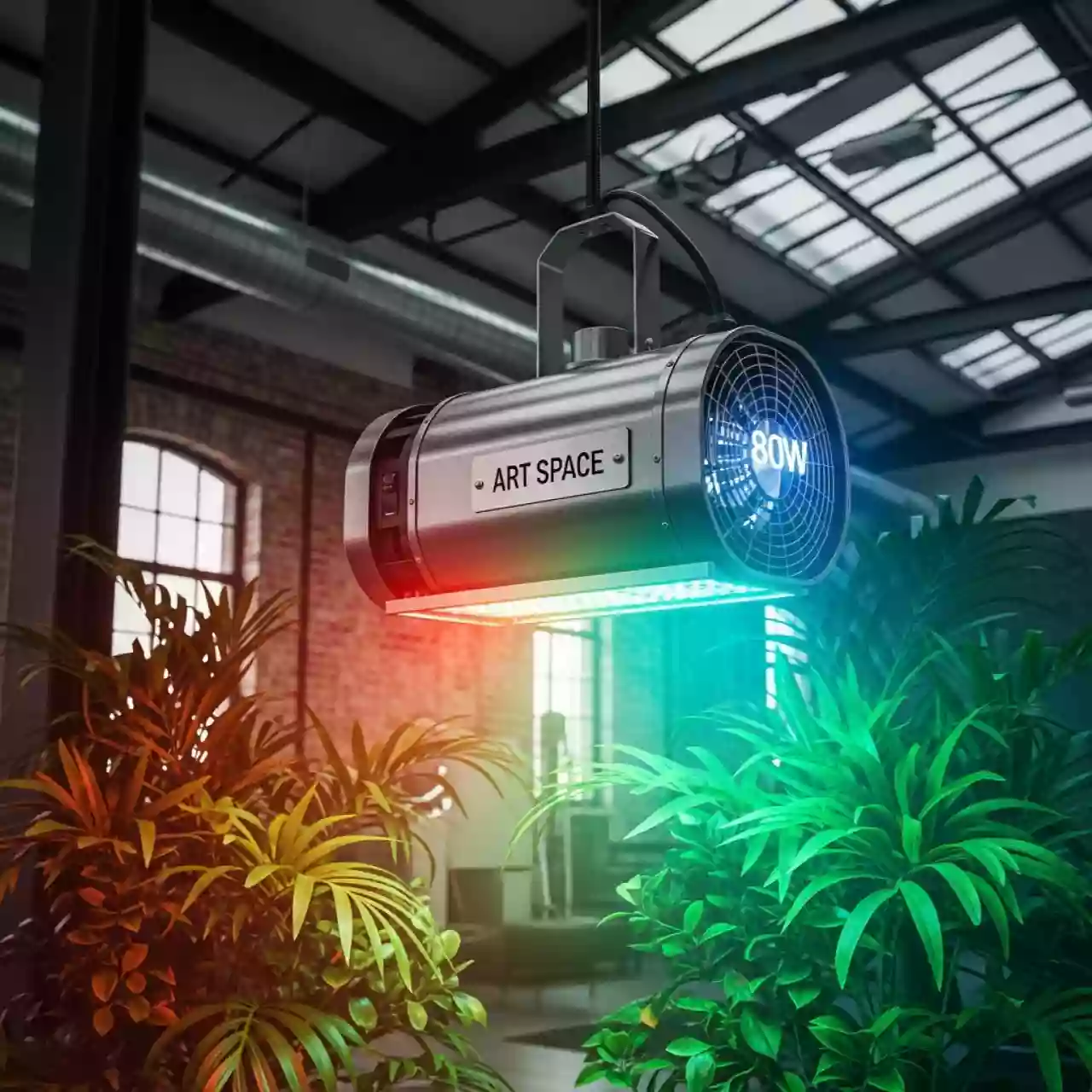 Аренда Фитопрожектор Эра 80 Вт красно синий спектр в лофте «Студия 21» — ART SPACE