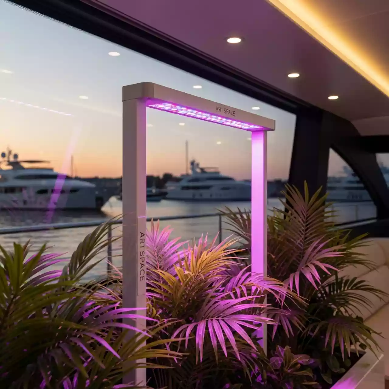 Аренда Фитосветильники 36 Вт на VIP-яхте (Имеретинский порт) — ART SPACE