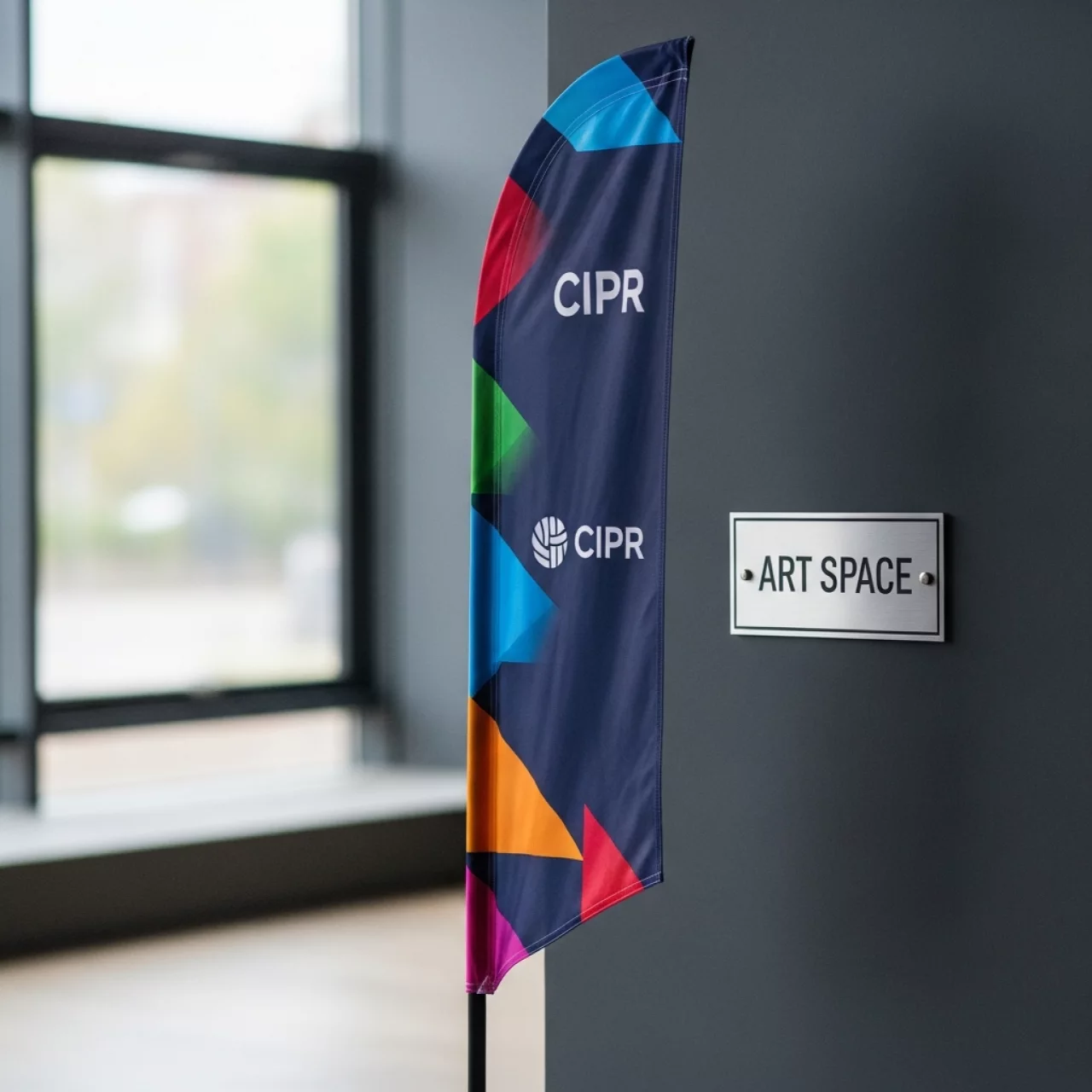 Аренда Флаг с двусторонней печатью 6 метров в Сириус Арене — ART SPACE