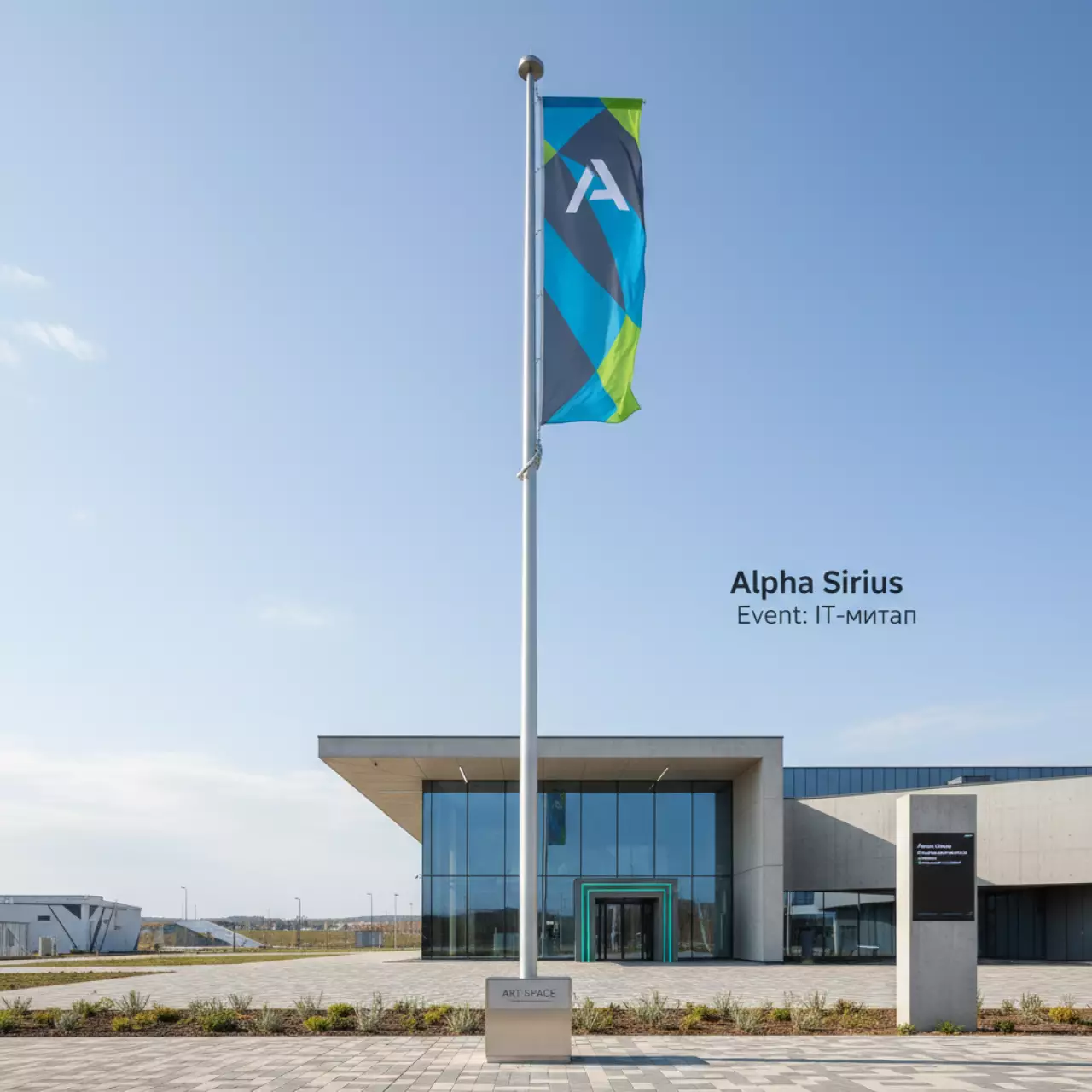 Аренда Флагшток Почёт 8 м в Alpha Sirius — ART SPACE