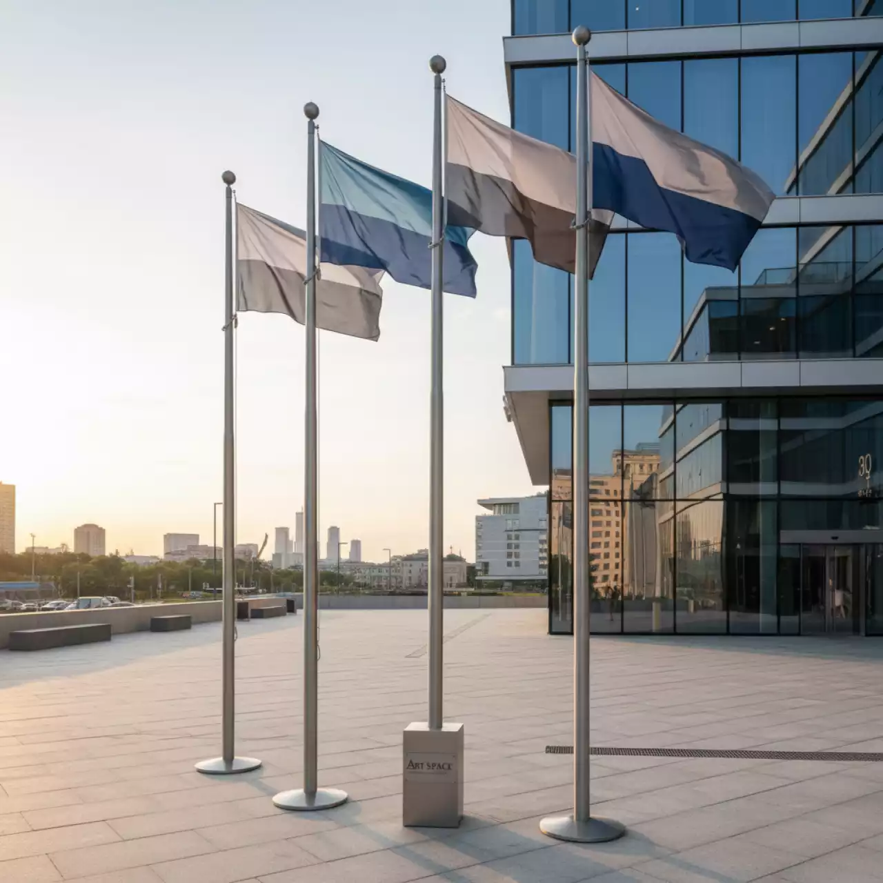 Аренда Флагштоки 3 4 5 метров в Stella di Mosca — ART SPACE