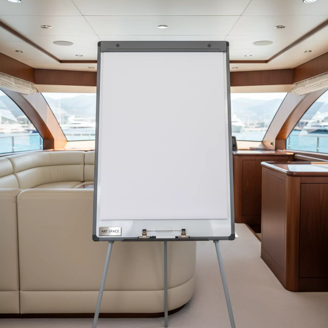 Аренда Флипчарт Brauberg с держателями для бумаги 70х100 см на VIP-яхте (Имеретинский порт) — ART SPACE