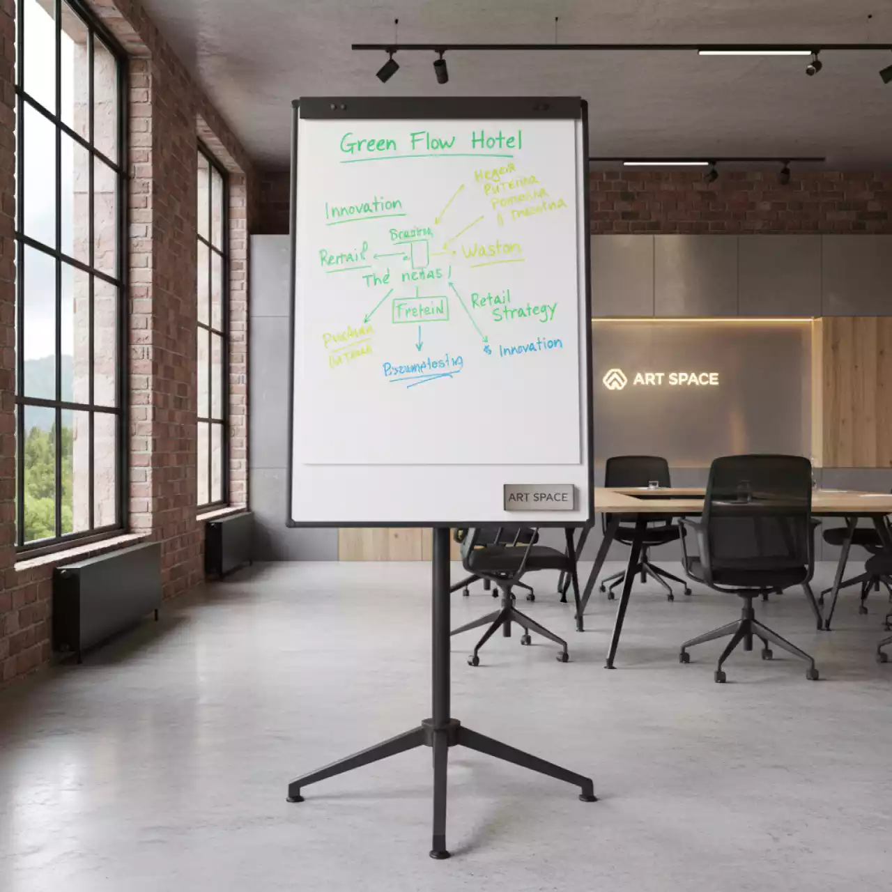 Аренда Флипчарт GBG SFlM 100х70 см в Green Flow Hotel — ART SPACE