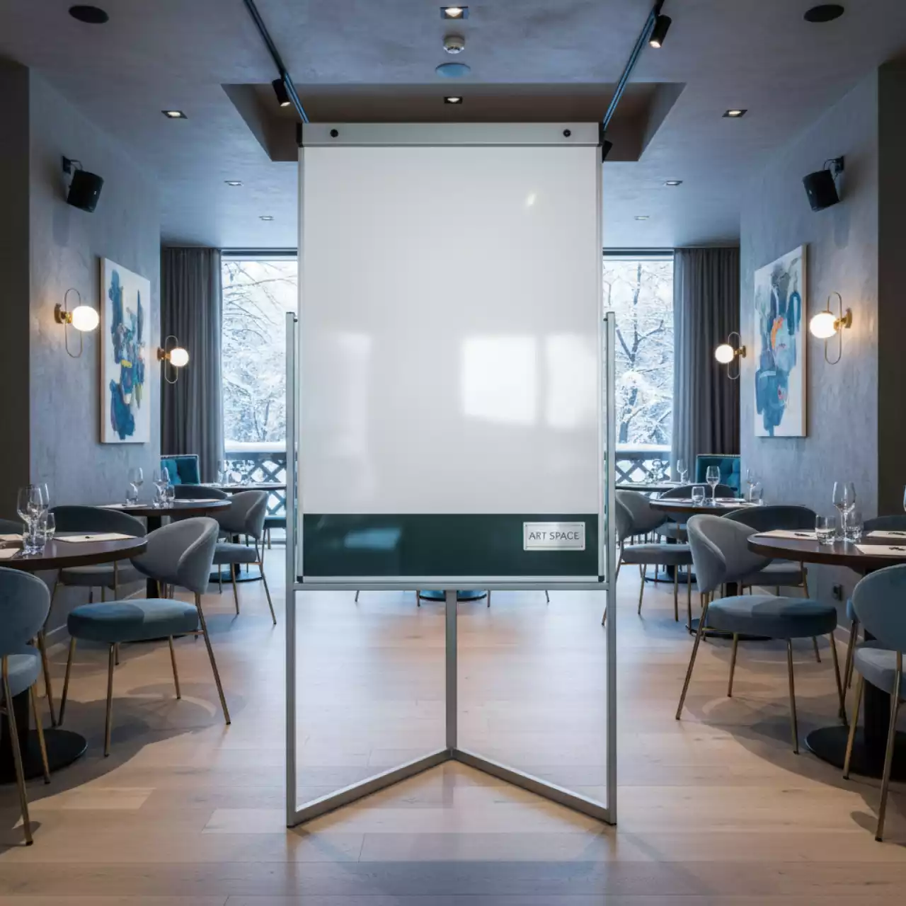 Аренда Флипчарт Limba в ресторане «Баран-Рапан» — ART SPACE