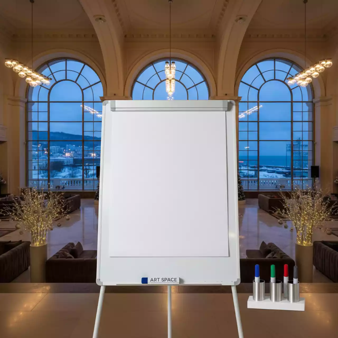 Аренда Флипчарты и бумага на территории Морпорта Сочи — ART SPACE