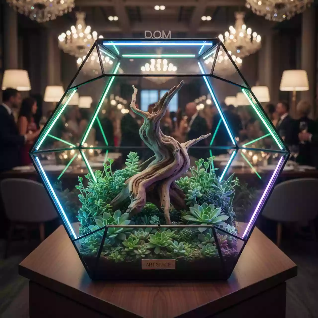 Аренда Флорариум с дрифтвудом в ресторане «D.O.M» — ART SPACE