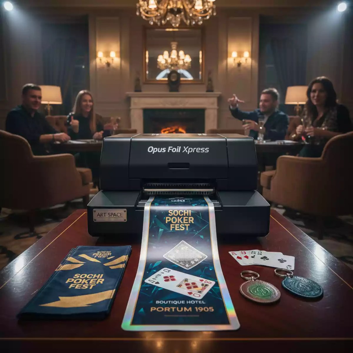 Аренда Фольгиратор Opus Foil Xpress автомат в Boutique Hotel PORTUM 1905 — ART SPACE
