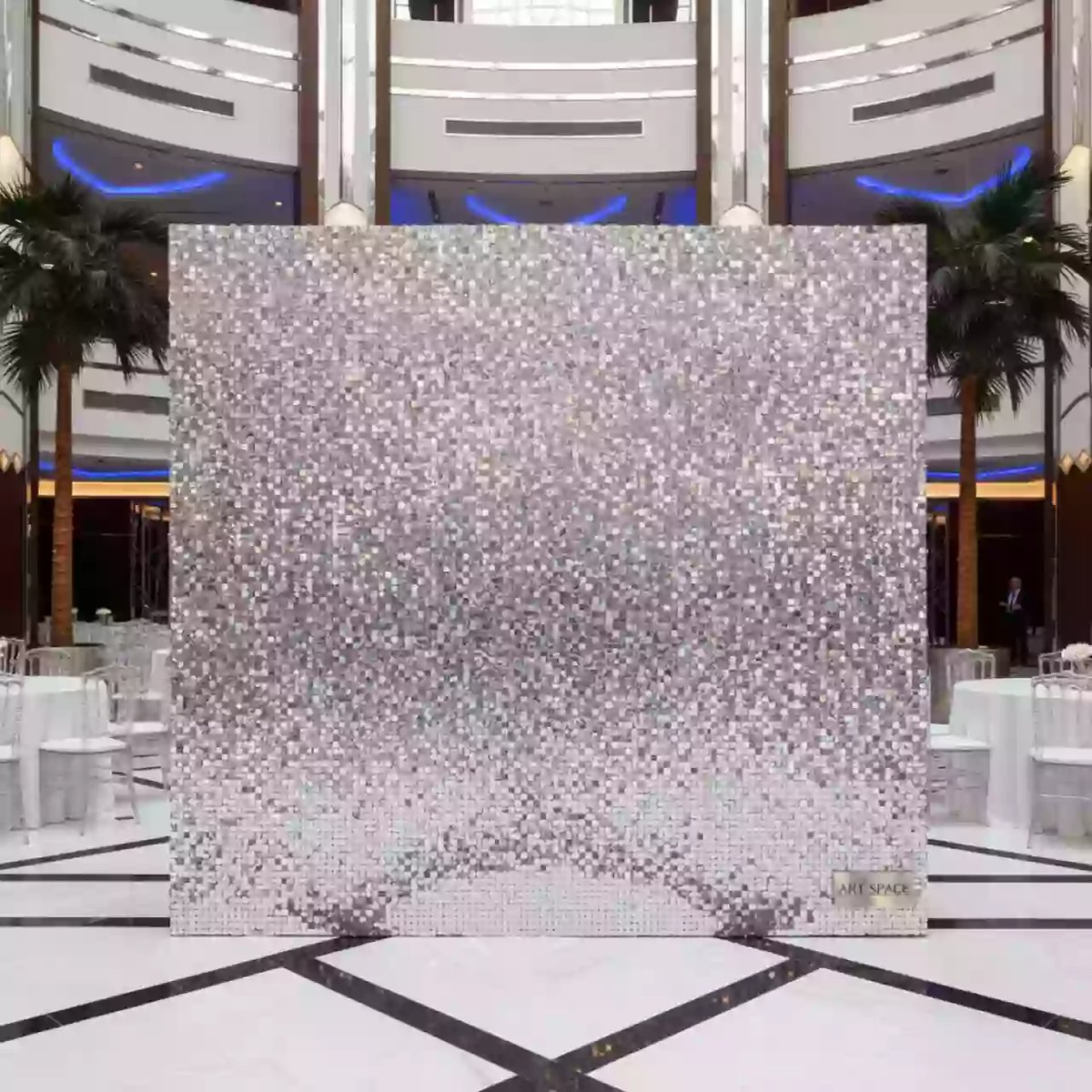 Аренда Фон серебряный в Radisson Blu Resort & Congress Centre — ART SPACE