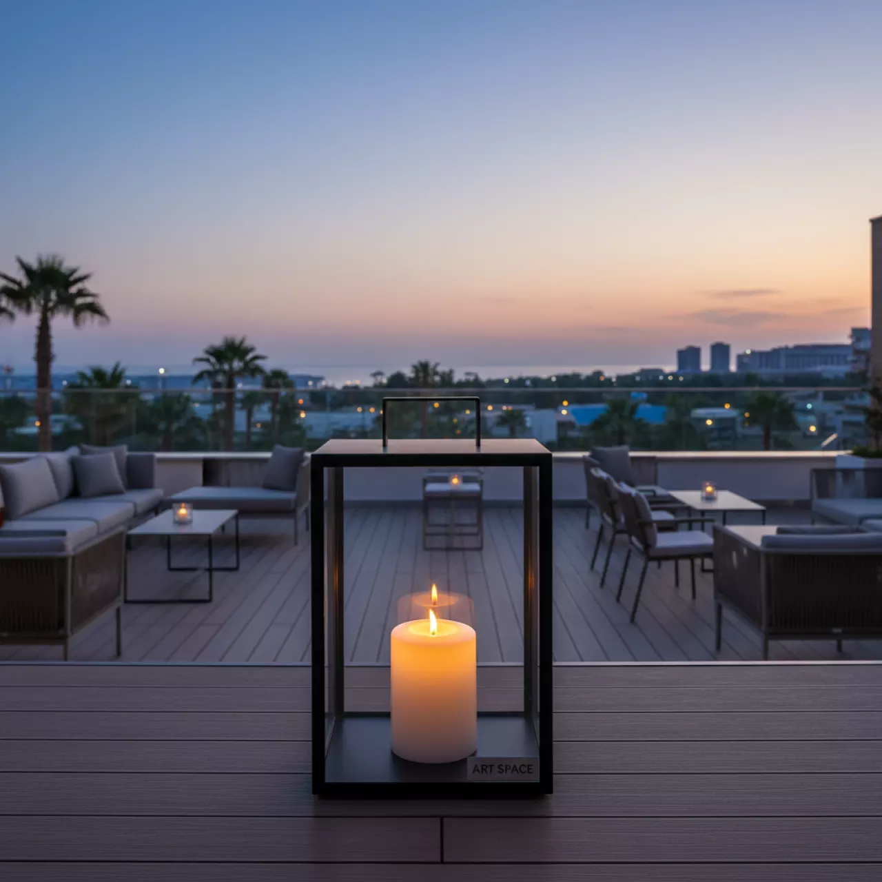 Аренда Фонарь для свечи Borby в Sport Inn Hotel & Wellness — ART SPACE