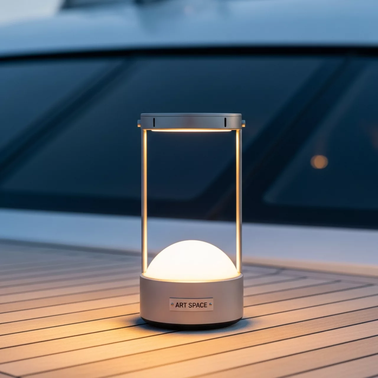 Аренда Фонарь лампа Гелеос GLS Q9 с дистанционным управлением на VIP-яхте (Имеретинский порт) — ART SPACE