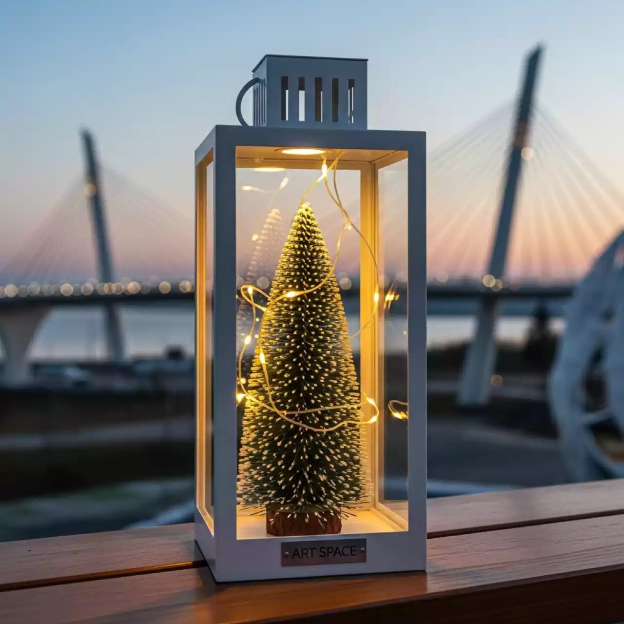 Аренда Фонарь новогодний Winter Glade Ёлочка F 20 2 в Skypark Sochi — ART SPACE