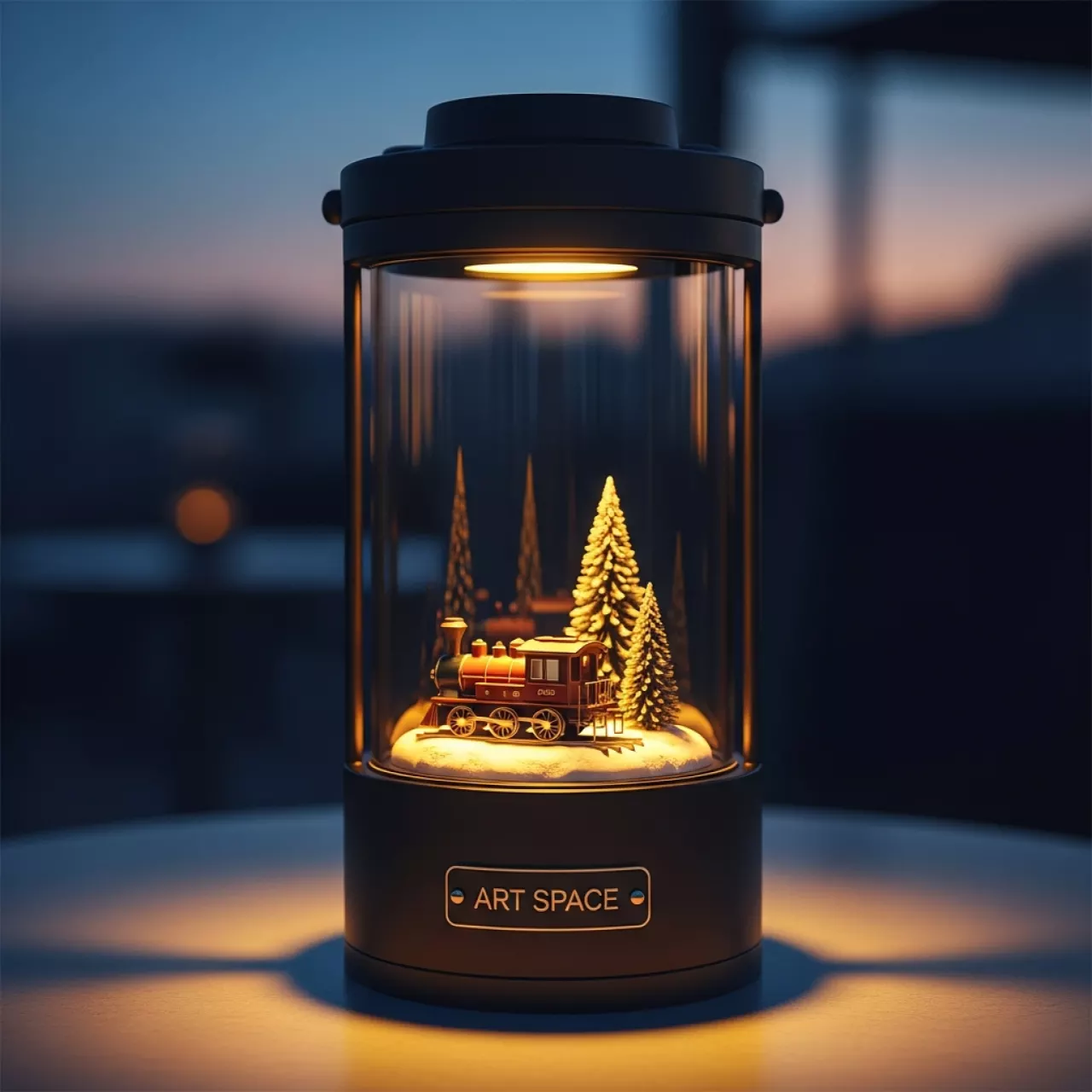 Аренда Фонарь новогодний Winter Glade Рождественский поезд F29 1 в Alpha Sirius — ART SPACE