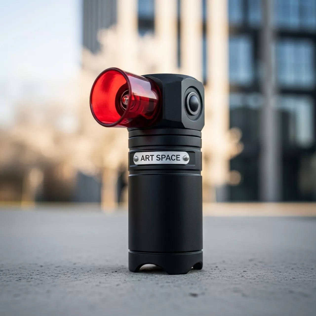 Аренда Фонарь с красной насадкой для стартов в санатории «Черноморье» — ART SPACE