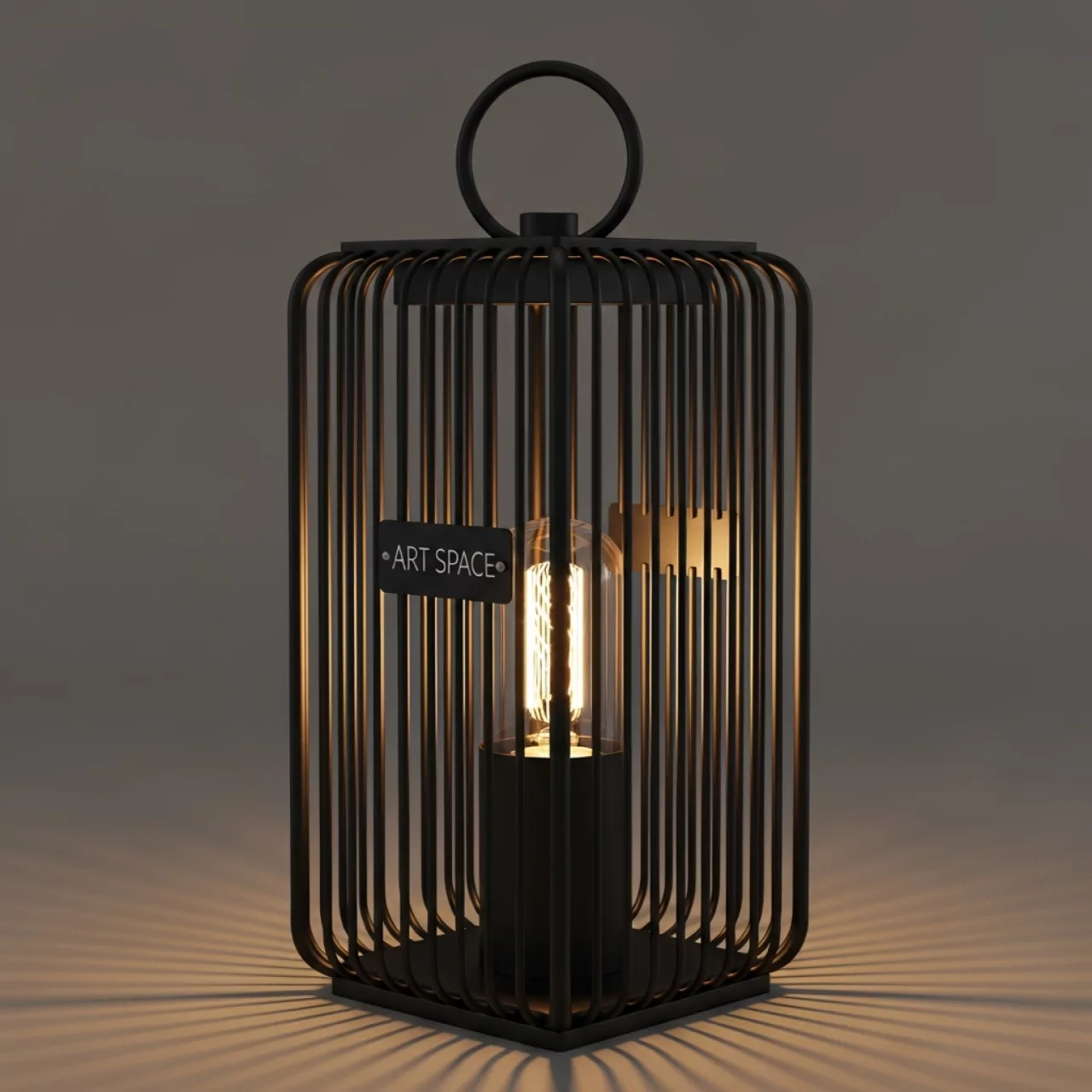 Аренда Фонарик клетка черный в Rixos Krasnaya Polyana — ART SPACE