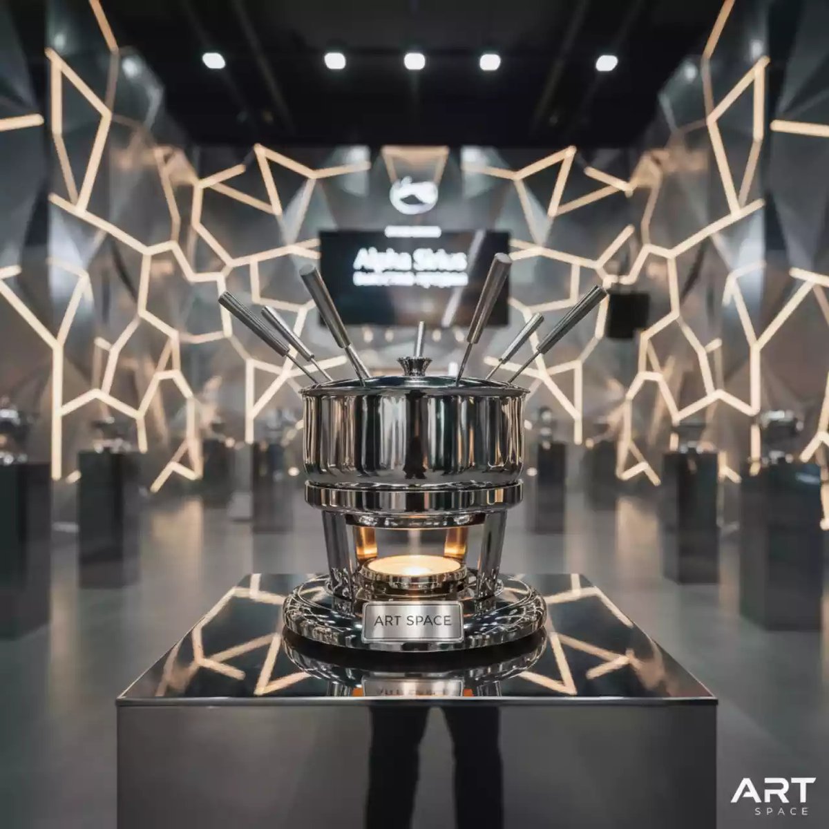 Аренда Фондю для сыра 6 вилочек 2,2 л в Alpha Sirius — ART SPACE