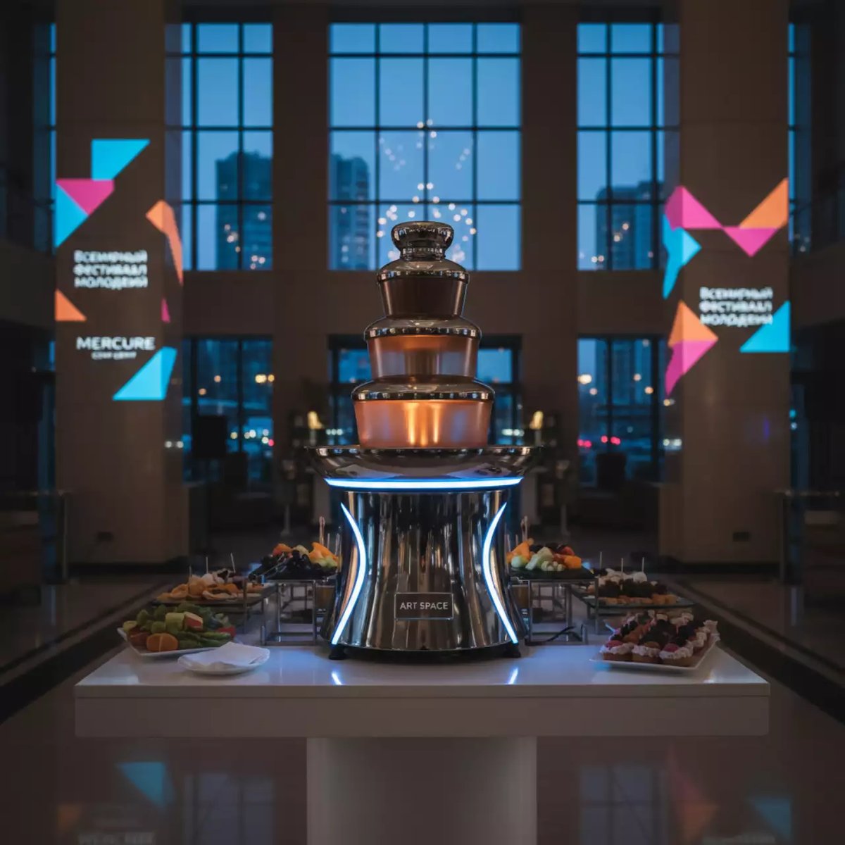 Аренда Фонтан для шоколада в Mercure Сочи Центр — ART SPACE