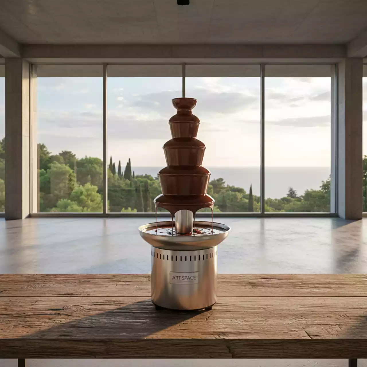 Аренда Фонтан шоколадный 30 см в санатории «Черноморье» — ART SPACE