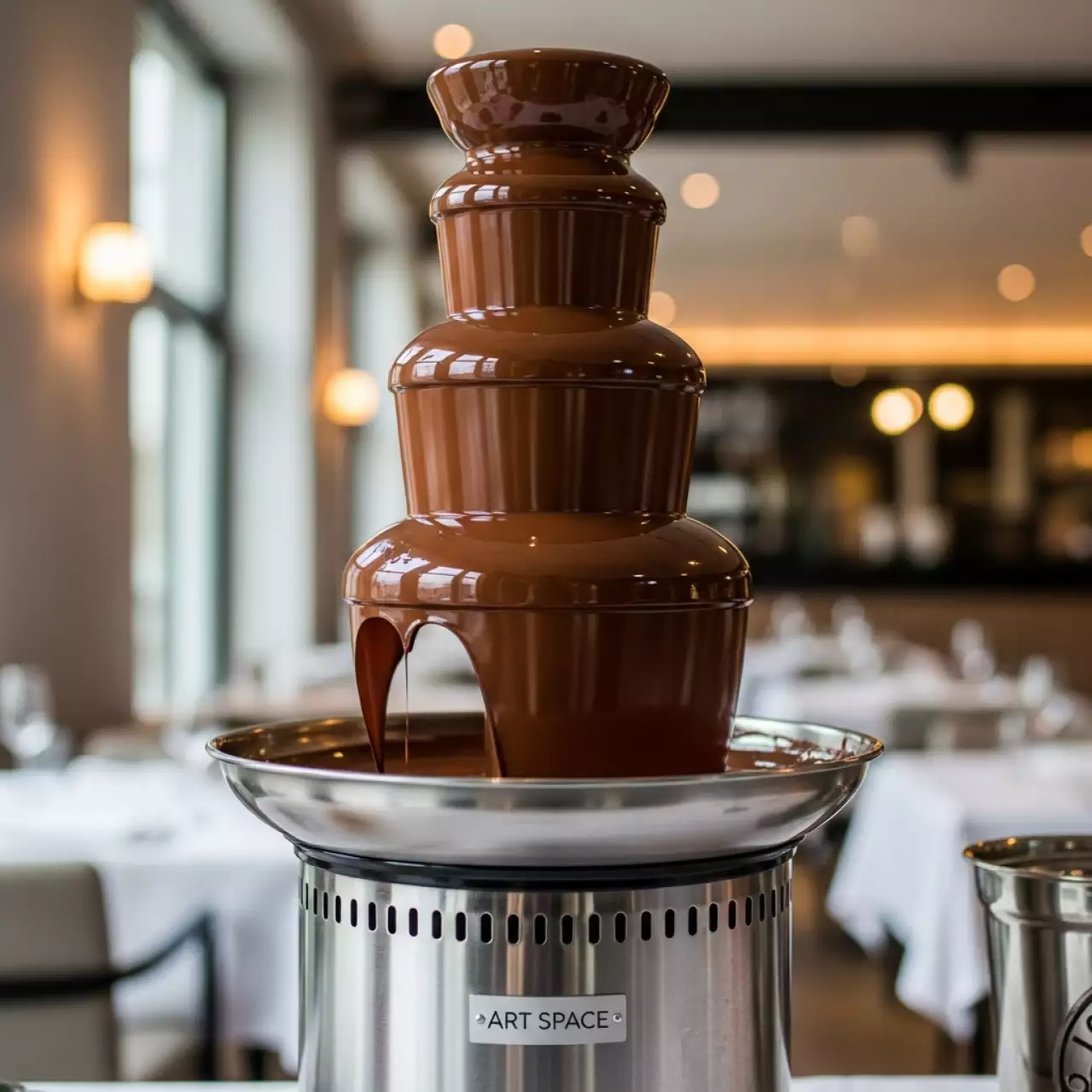 Аренда Фонтан шоколадный 80 см 5 ярусов 4 кг шоколада в ресторане «Sanremo» — ART SPACE