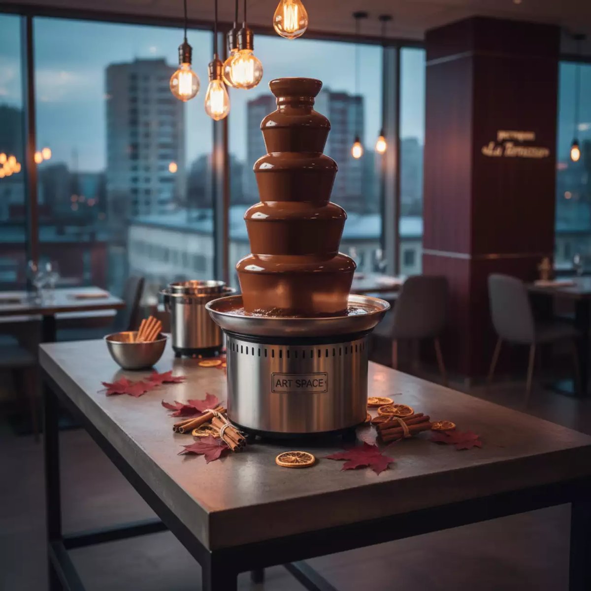 Аренда Фонтан шоколадный в ресторане «La Terrazza» — ART SPACE