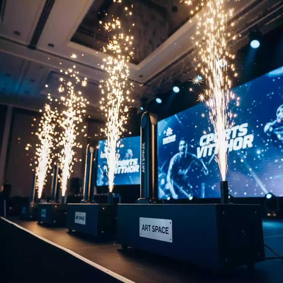 Аренда Фонтаны бездымные Sparkular в Sochi Marriott Krasnaya Polyana — ART SPACE