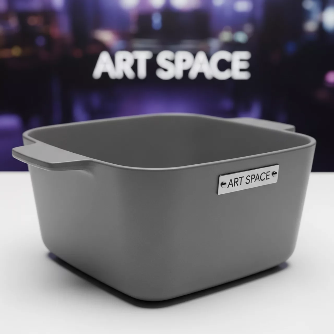 Аренда Форма с ручками серая квадратная 68х68 мм 90 мл высота 35 мм в Керлинговом центре «Ледяной куб» — ART SPACE