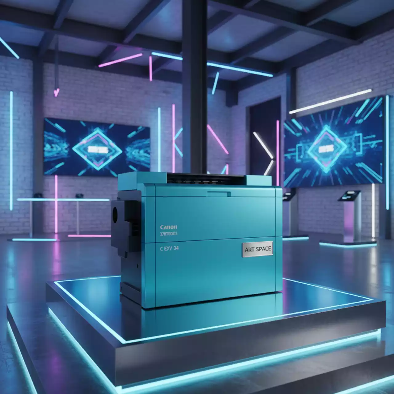 Аренда Фотобарабан Canon C EXV 34 Cyan 3787B003 в лофте «Студия 21» — ART SPACE